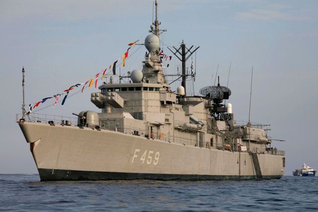 Spetses Armata Festival: Hellenic Navy ship 'Adrias' visiting Spetses 